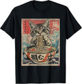 Cat Ramen Vintage Japanese Noodles - Adult & Kids T-Shirts, Sweatshirts & Hoodies apparel design preview 1