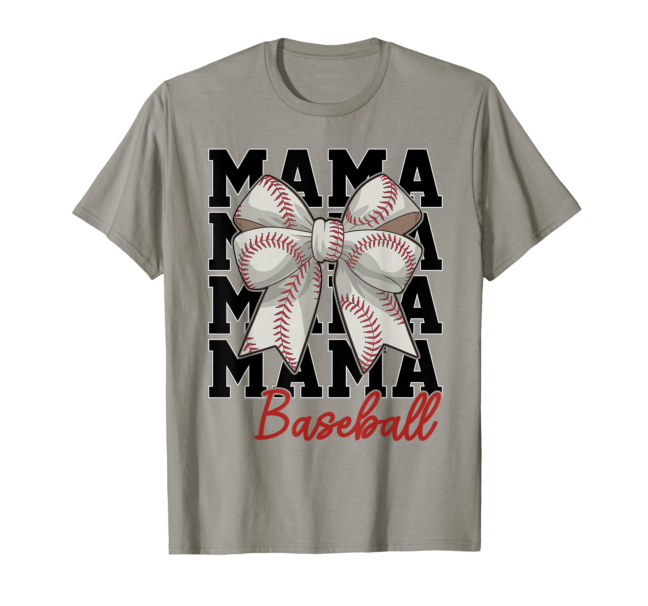 Baseball Mama Coquette Bow Biggest Fan T-Shirt - Trendy Graphic Men Women - T-Shirt, Sweatshirt, Hoodie