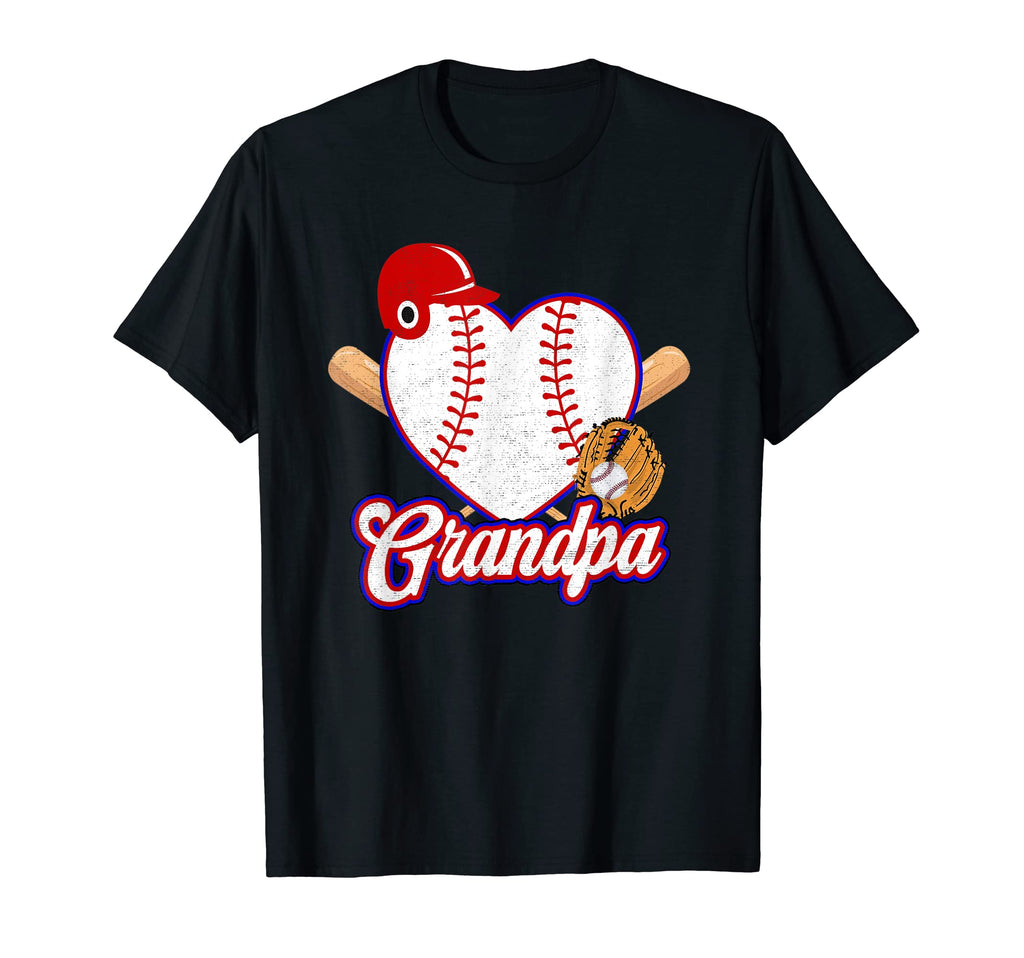 Baseball Grandpa Matching Family T-Shirt - Custom Art Print Men Women - T-Shirt, Sweatshirt, Hoodie
