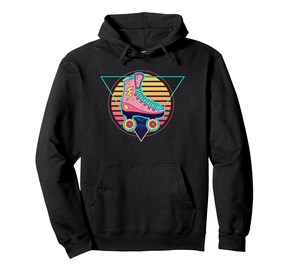 Futuristic Synthwave Roller Skate Hoodie - Unique Graphic for Adults - T-Shirt, Sweatshirt, Hoodie