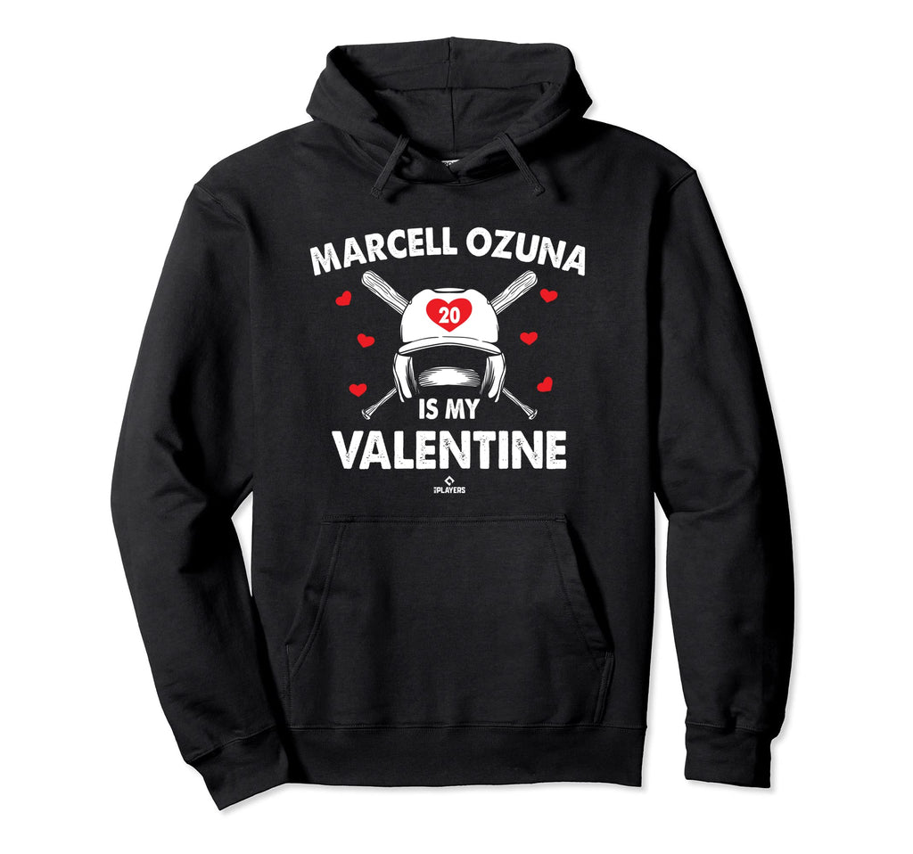 Marcell Ozuna Is My Valentine Date Hoodie - Fun Novelty Design Unisex - T-Shirt, Sweatshirt, Hoodie