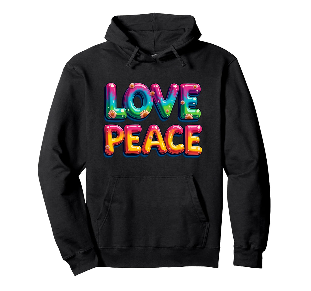 60S 70S Flower Power Groovy Love Peace Hoodie - Trendy Graphic Men Women - T-Shirt, Sweatshirt, Hoodie