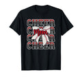 Proud Cheer Mom Coquette Bow Sport T-Shirt - Minimalist Print for Adults - T-Shirt, Sweatshirt, Hoodie