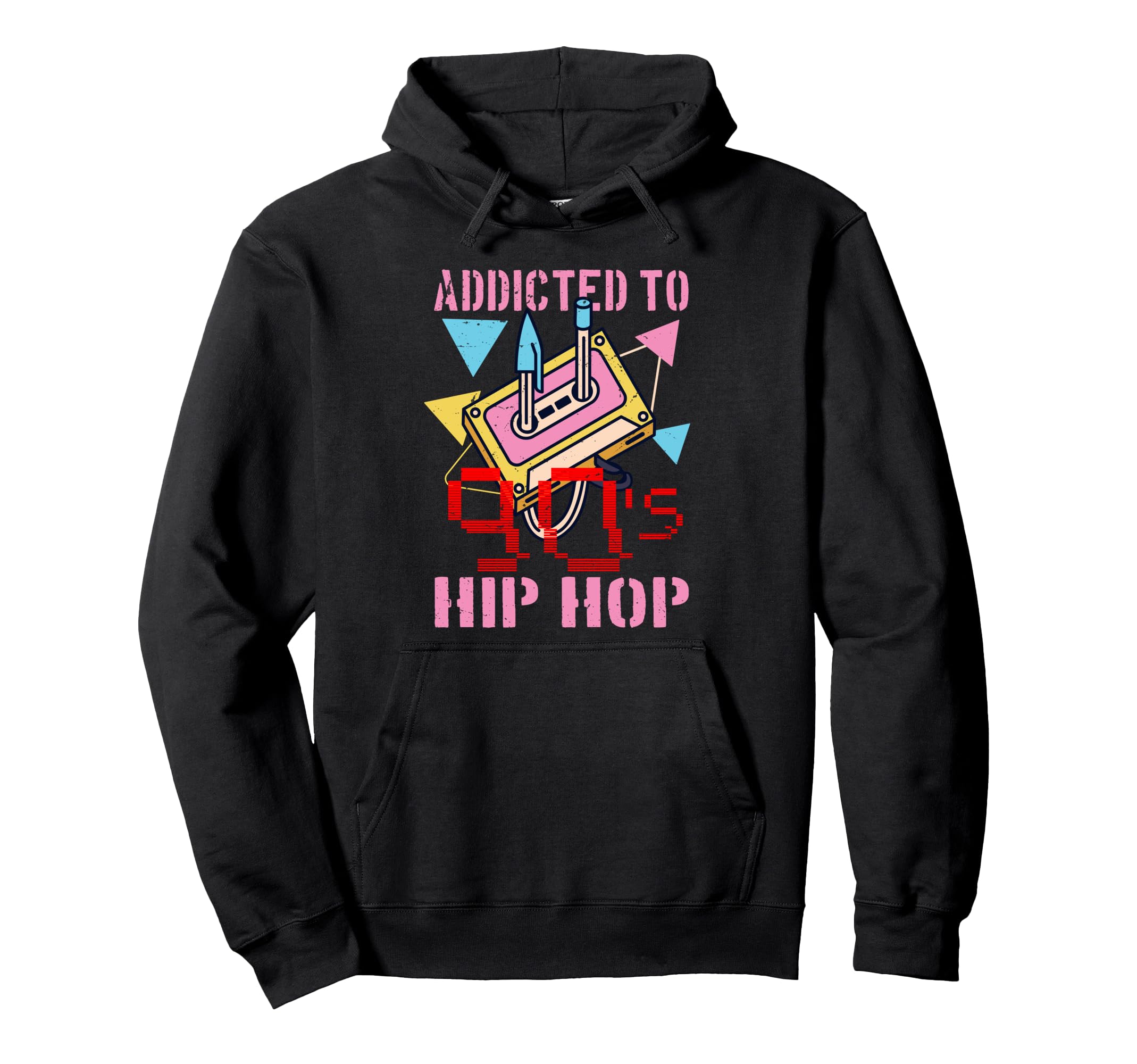 Addicted To 90S Hip Hop Gangster Rap Old Hoodie - Trendy Graphic Unisex - T-Shirt, Sweatshirt, Hoodie