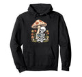 Spooky Gamer Skeleton Holding Controller Hoodie - Minimalist Print Unisex - T-Shirt, Sweatshirt, Hoodie
