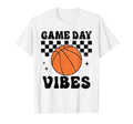 Basketball Game Day Vibes Basketball T-Shirt - Trendy Graphic Unisex - T-Shirt, Sweatshirt, Hoodie