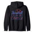 Baseball Enthusiasts Proud Dad Lovers Hoodie - Minimalist Print for Adults - T-Shirt, Sweatshirt, Hoodie