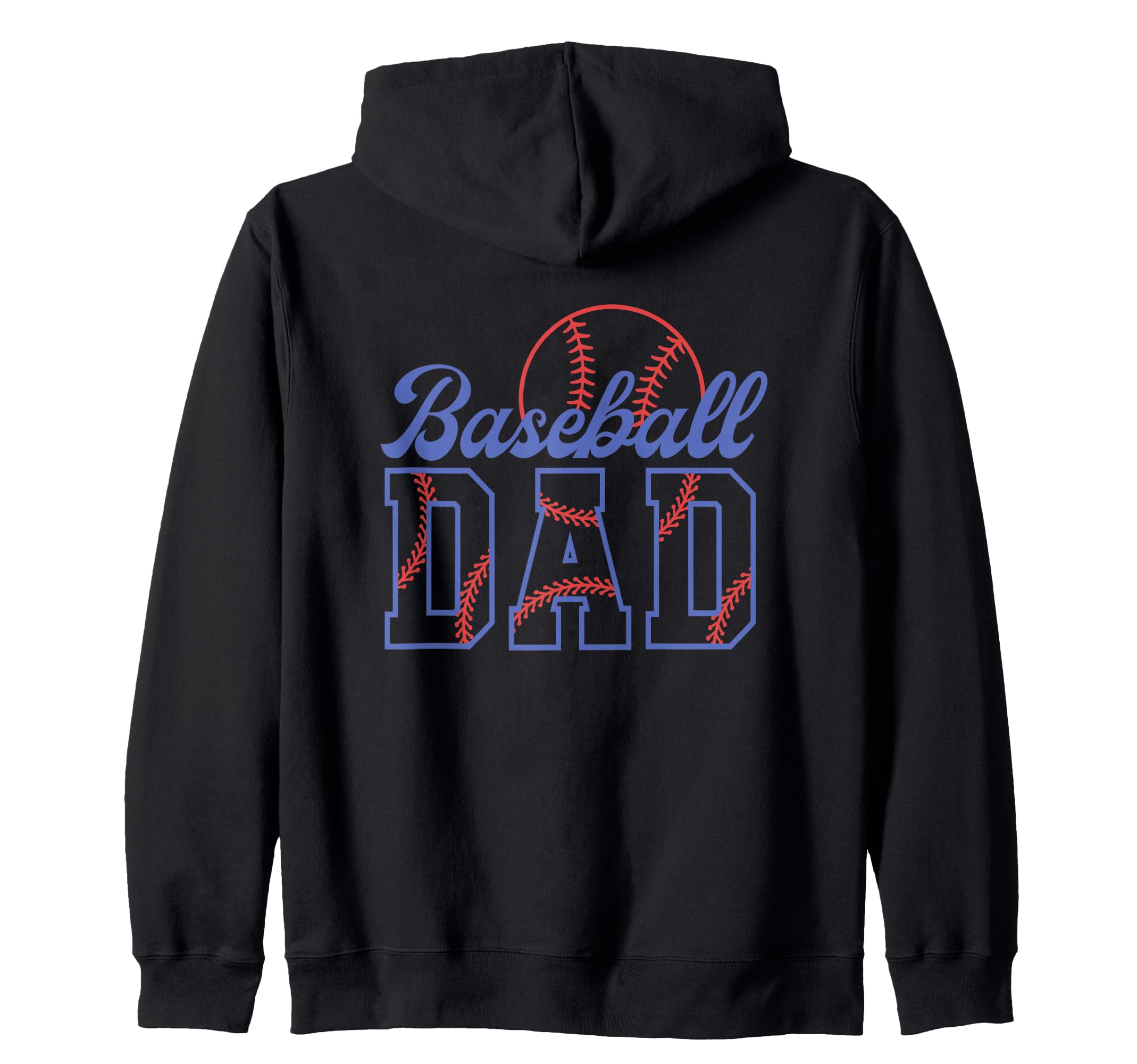 Baseball Enthusiasts Proud Dad Lovers Hoodie - Minimalist Print for Adults - T-Shirt, Sweatshirt, Hoodie