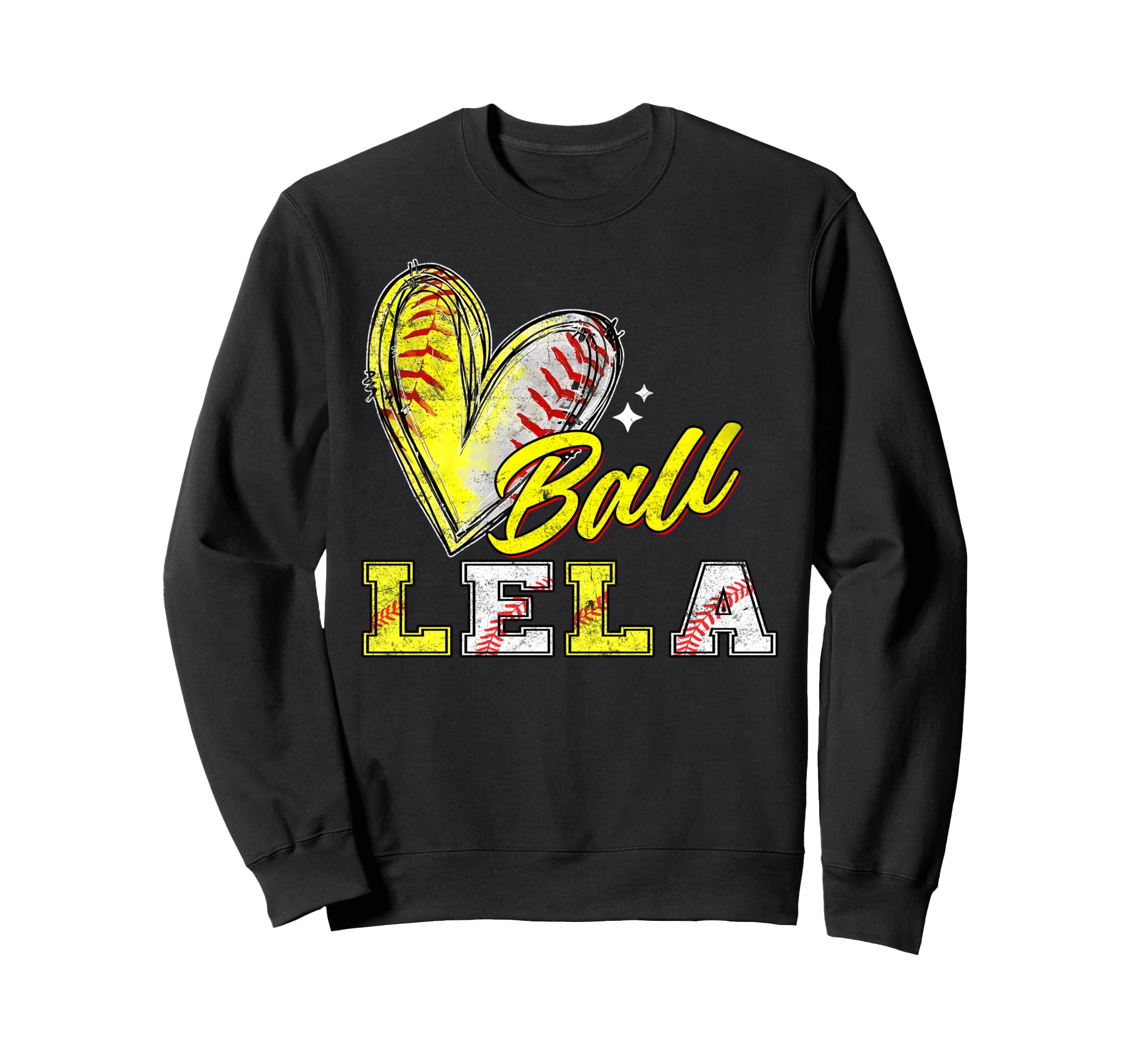 Funny Ball Lela Softball Baseball Lela Sweatshirt - Trendy Graphic Unisex - T-Shirt, Sweatshirt, Hoodie