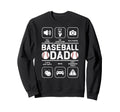 Baseball Dad Baseball Player Dad Sweatshirt - Unique Graphic for Adults - T-Shirt, Sweatshirt, Hoodie