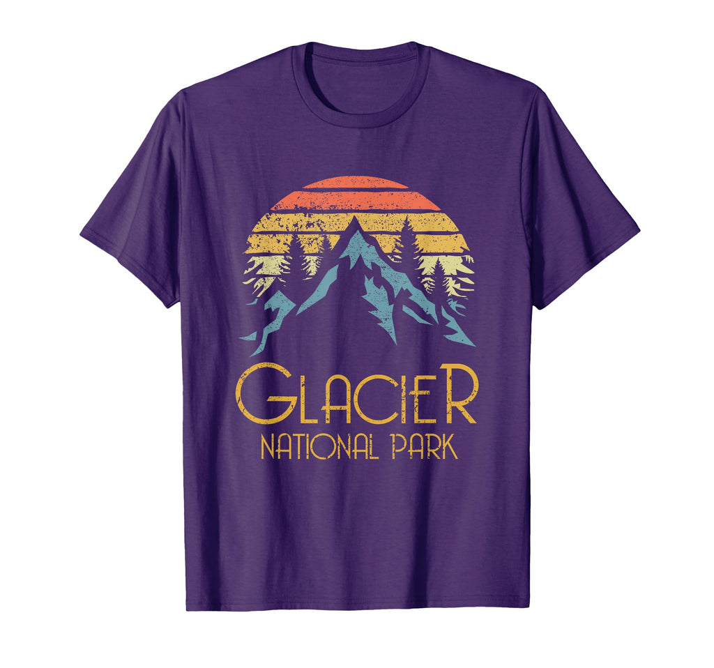 Glacier National Park Montana T-Shirt - Unique Graphic Men Women - T-Shirt, Sweatshirt, Hoodie