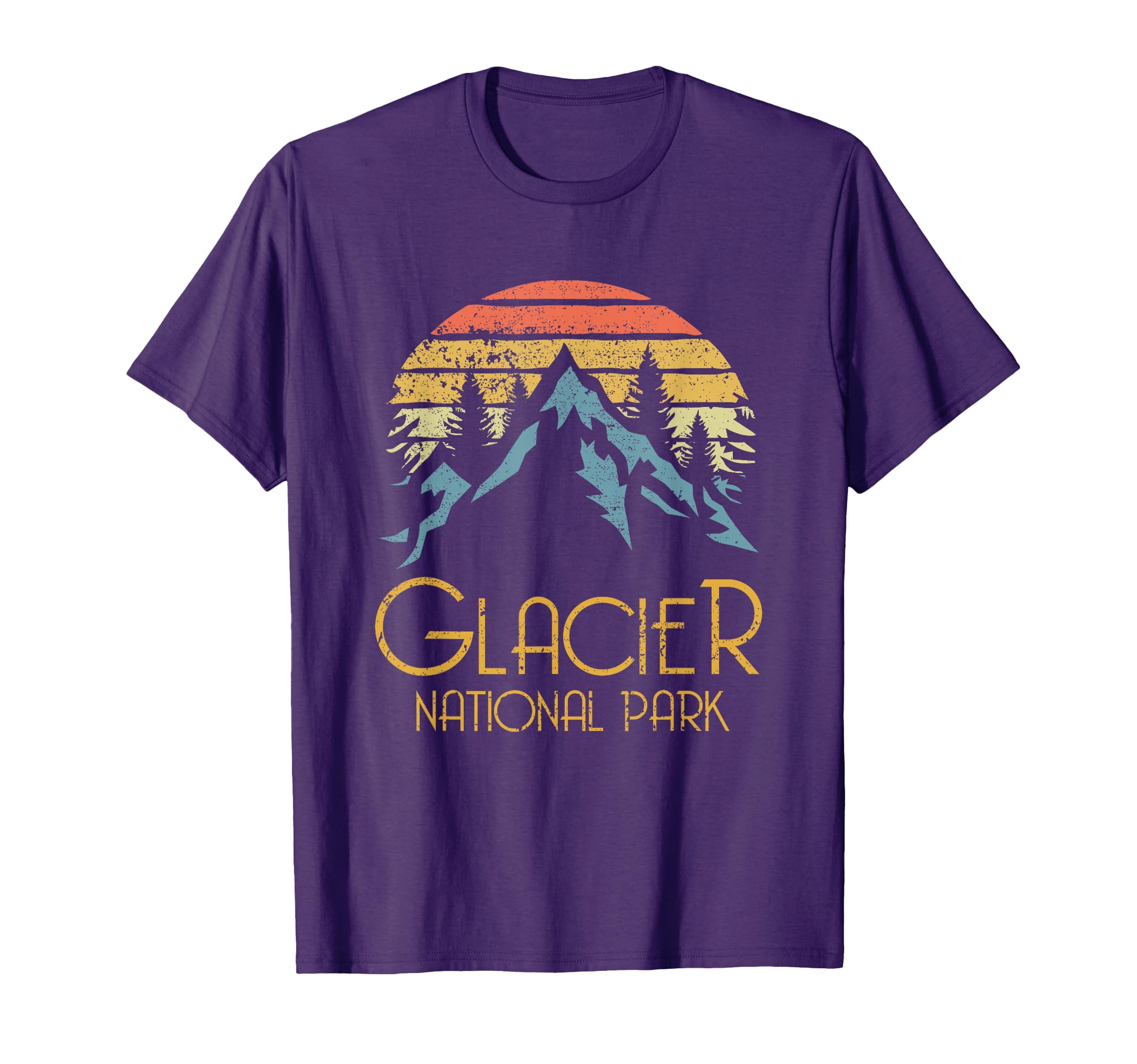 Glacier National Park Montana T-Shirt - Unique Graphic Men Women - T-Shirt, Sweatshirt, Hoodie