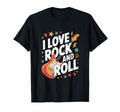 I Love Rock And Roll Electric Guitar T-Shirt - Casual Everyday Wear Unisex - T-Shirt, Sweatshirt, Hoodie