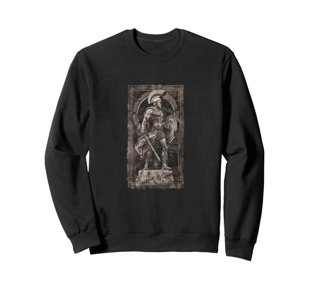 Spartan Helmet Warrior Aesthetic Sweatshirt - Aesthetic Graphic Men Women - T-Shirt, Sweatshirt, Hoodie