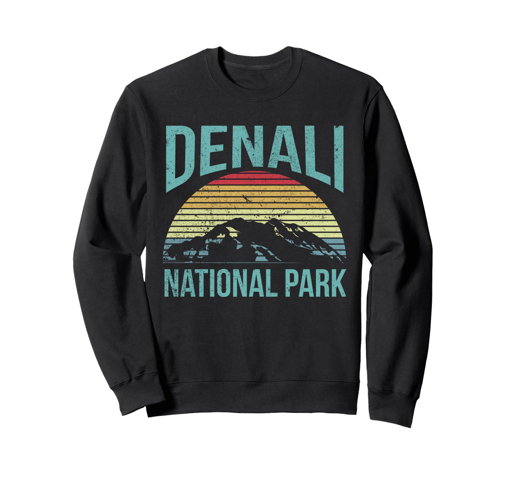 National Park Denali National Sweatshirt - Fun Novelty Design for Adults - T-Shirt, Sweatshirt, Hoodie