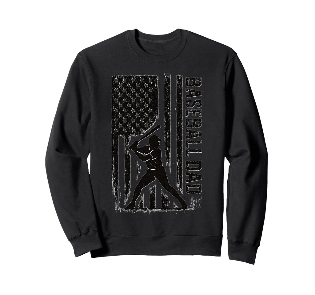 Proud Baseball Dad Game Day Sports Sweatshirt - Trendy Graphic Unisex - T-Shirt, Sweatshirt, Hoodie