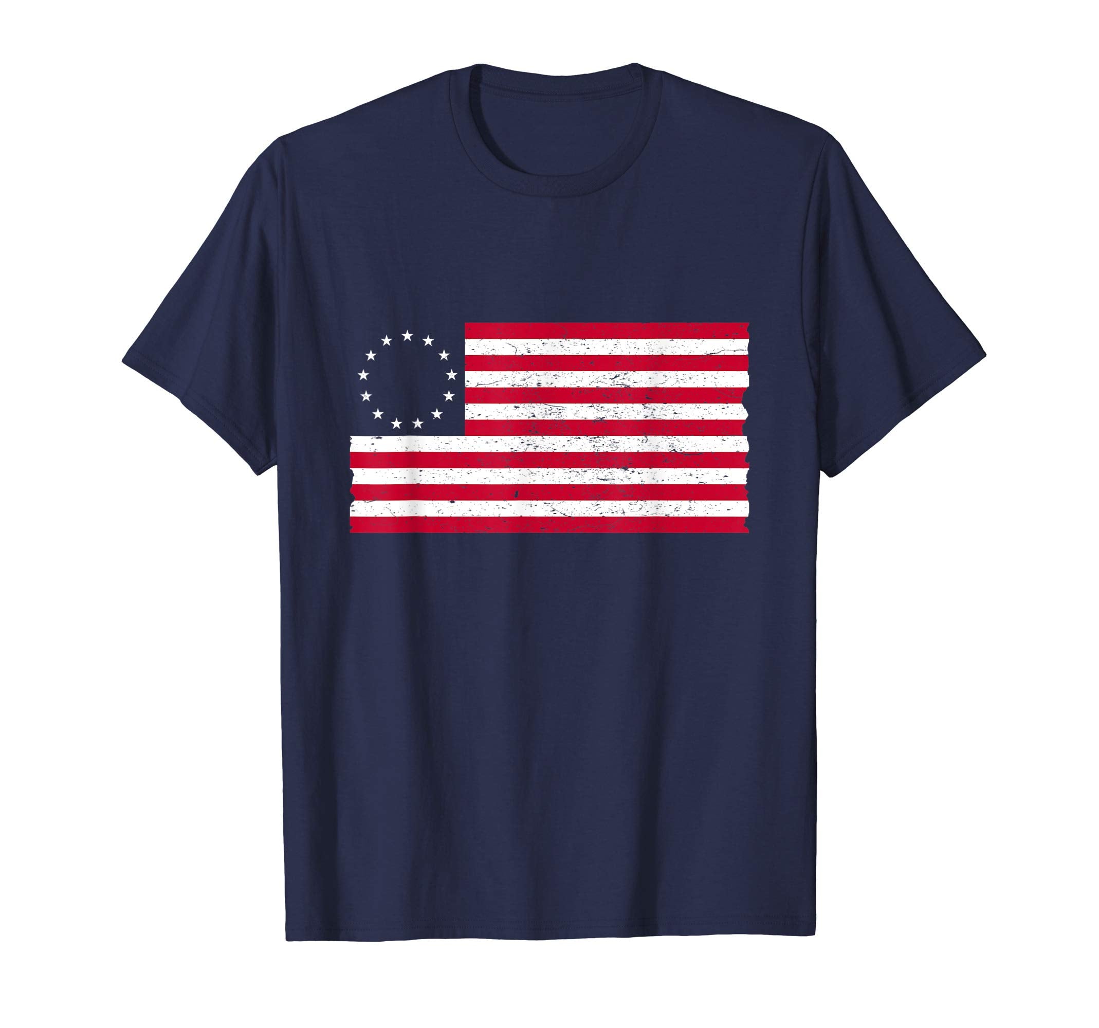 Distressed Betsy Ross Flag Co T-Shirt - Unique Graphic Men Women - T-Shirt, Sweatshirt, Hoodie