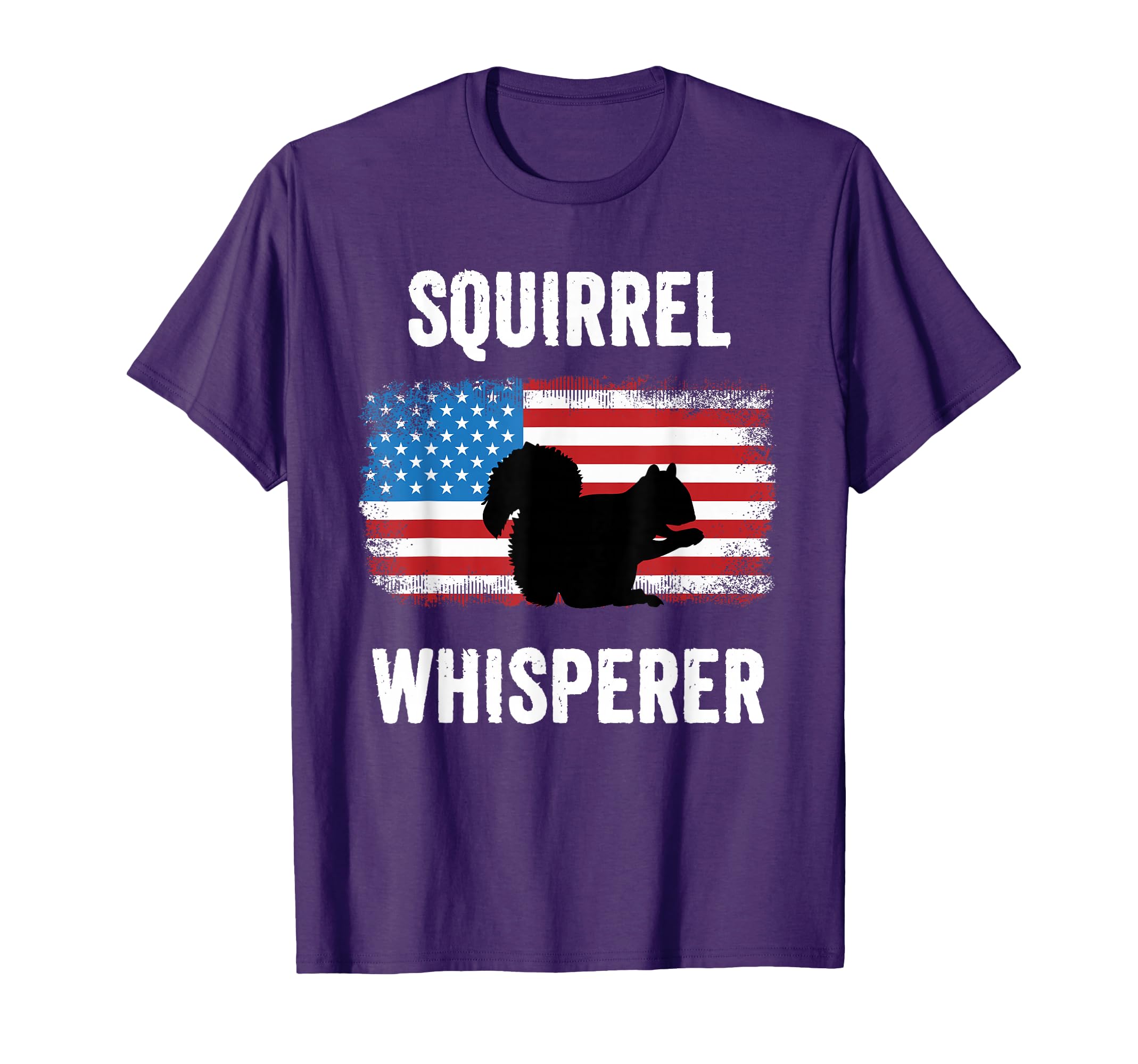 Squirrel Whisperer Usa T-Shirt - Casual Everyday Wear for Adults - T-Shirt, Sweatshirt, Hoodie