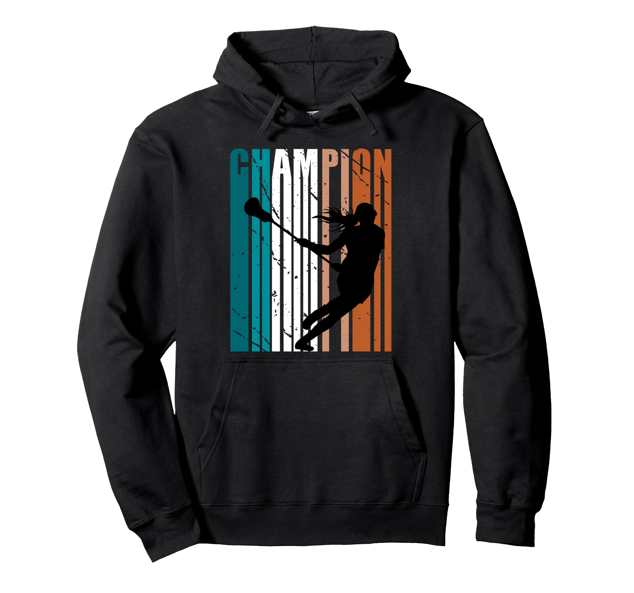 Lacrosse Birthday Distressed Hoodie - Aesthetic Graphic Unisex - T-Shirt, Sweatshirt, Hoodie