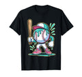 Funny Baseball Character Cartoon T-Shirt - Casual Everyday Wear Unisex - T-Shirt, Sweatshirt, Hoodie