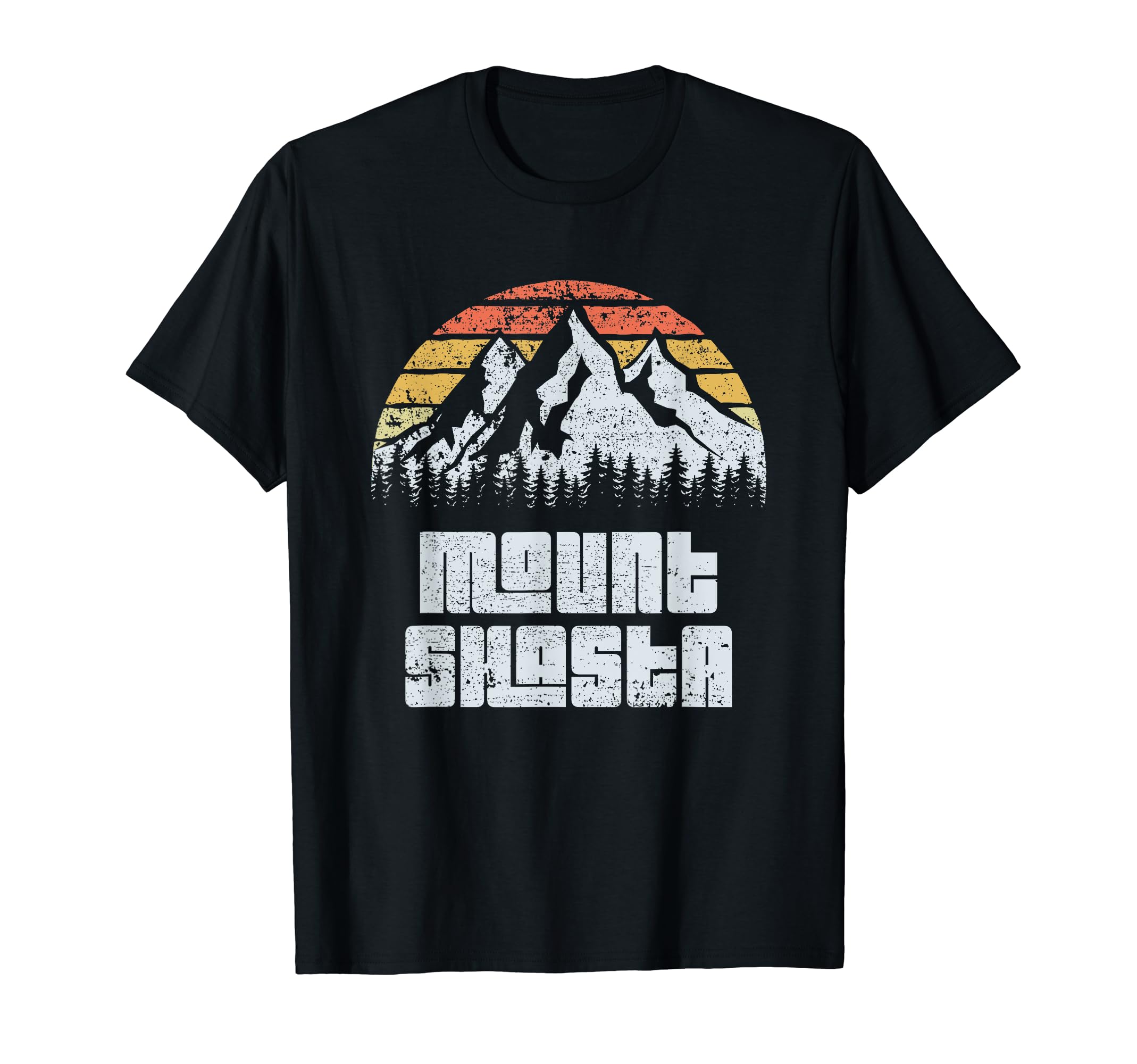 Mount Shasta California Sunset T-Shirt - Graphic Print for Adults - T-Shirt, Sweatshirt, Hoodie