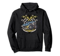 Monster Truck Distressed Monster Truck Hoodie - Novelty Apparel Men Women - T-Shirt, Sweatshirt, Hoodie
