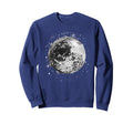 Black And White Disco Ball Club Sweatshirt - Casual Everyday Wear Unisex - T-Shirt, Sweatshirt, Hoodie