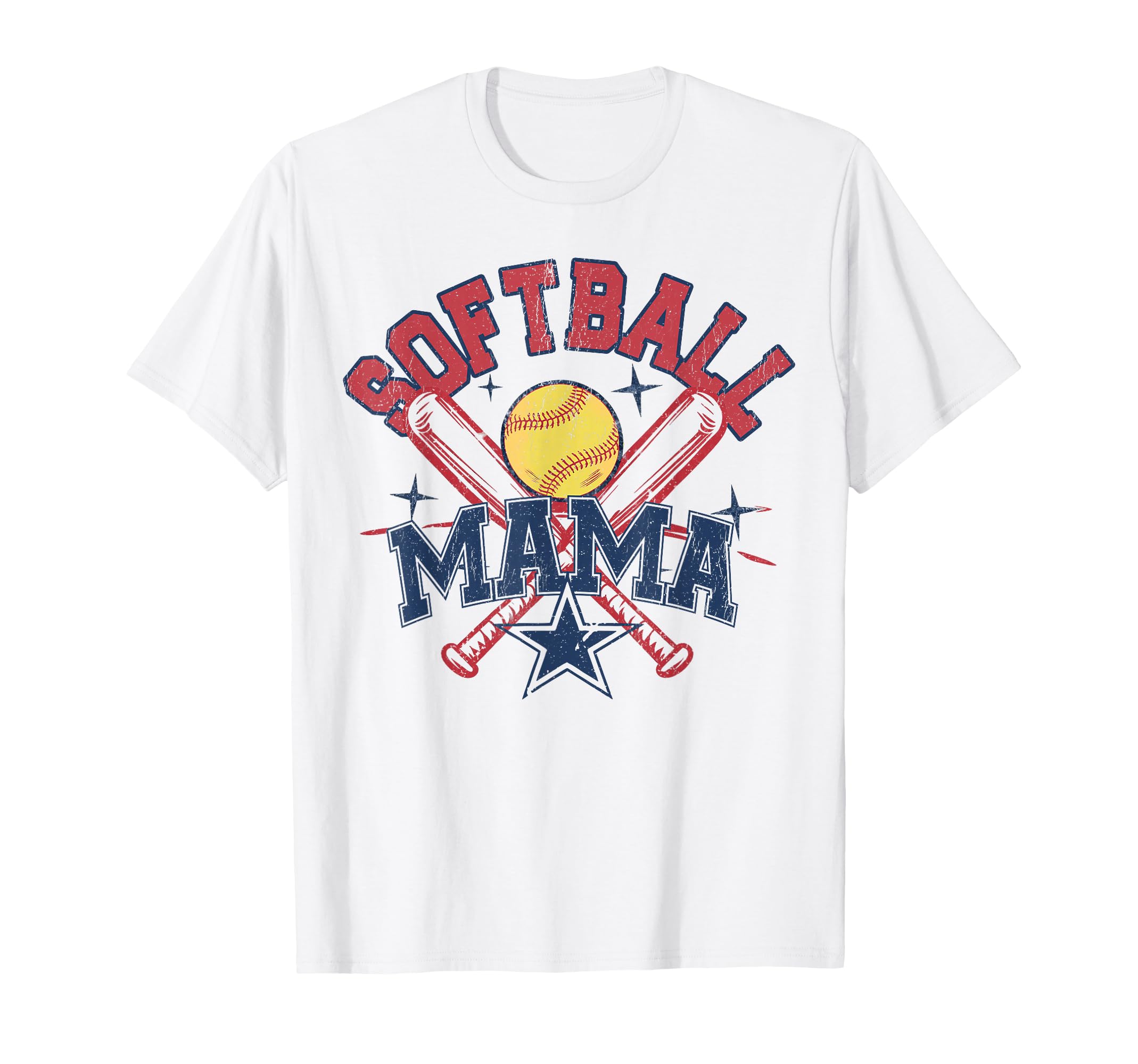 Softball Mama Matching Family Game Day T-Shirt - Novelty Apparel Men Women - T-Shirt, Sweatshirt, Hoodie