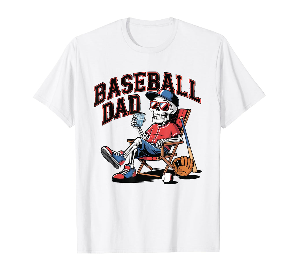 Baseball Dad Game Day Fathers Day T-Shirt - Custom Art Print Unisex - T-Shirt, Sweatshirt, Hoodie