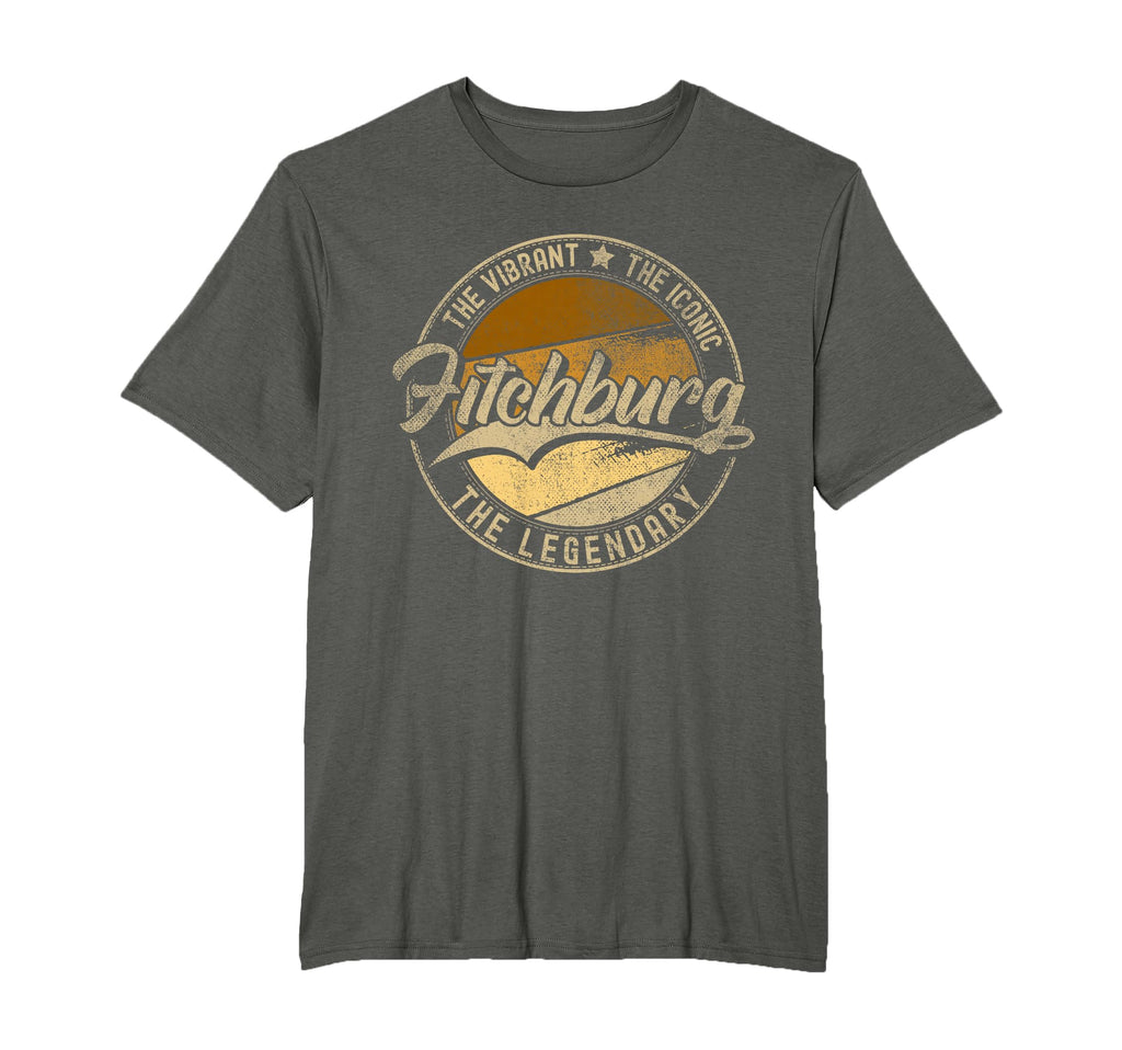 Fitchburg Ma Massachusetts T-Shirt - Aesthetic Graphic for Adults - T-Shirt, Sweatshirt, Hoodie