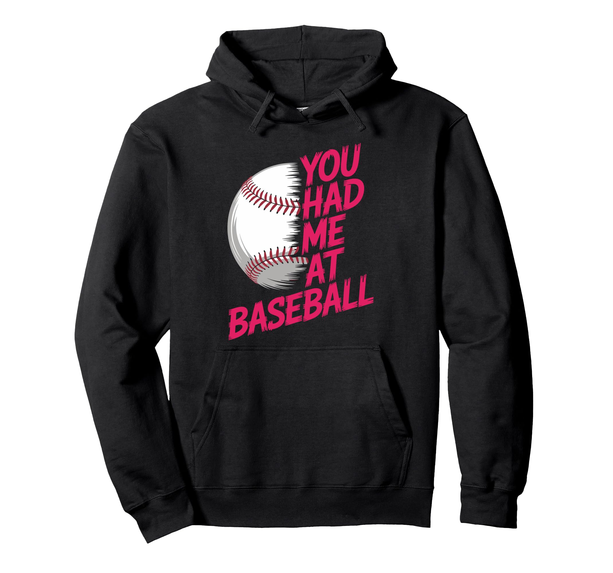 You Had Me Baseball Baseball Player Hoodie - Minimalist Print Men Women - T-Shirt, Sweatshirt, Hoodie