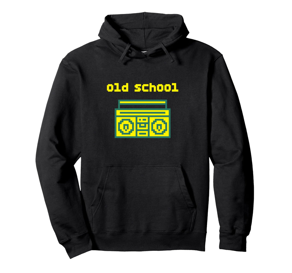 Video Game Boombox Old School Hoodie - Minimalist Print for Adults - T-Shirt, Sweatshirt, Hoodie