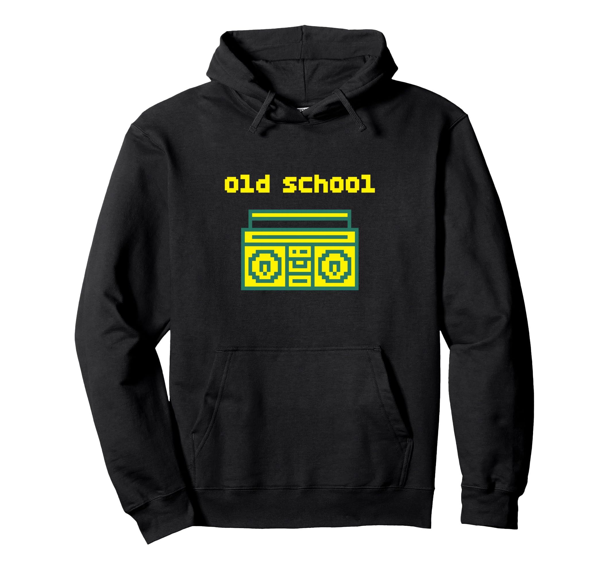 Video Game Boombox Old School Hoodie - Minimalist Print for Adults - T-Shirt, Sweatshirt, Hoodie