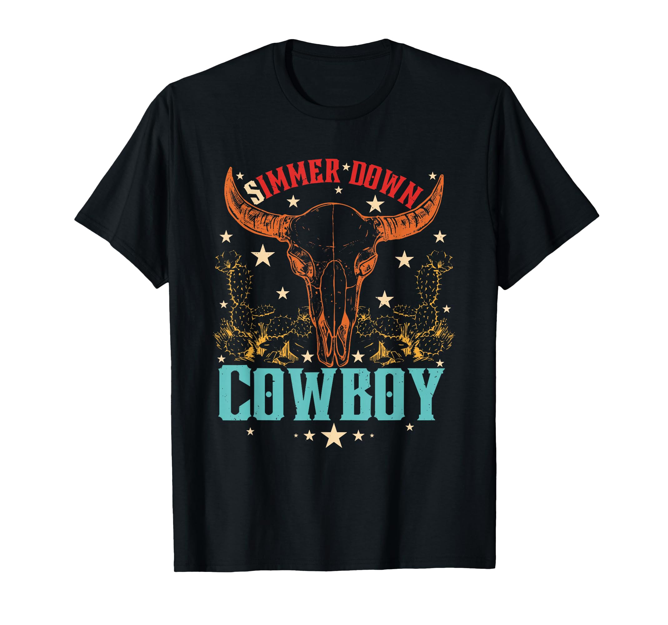 Simmer Down Cowboy T-Shirt - Streetwear Style Unisex - T-Shirt, Sweatshirt, Hoodie