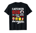 Baseball Catcher Sis Funny T-Shirt - Fun Novelty Design for Adults - T-Shirt, Sweatshirt, Hoodie