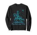 Cowgirl Western Fearless And Free Sweatshirt - Custom Art Print for Adults - T-Shirt, Sweatshirt, Hoodie