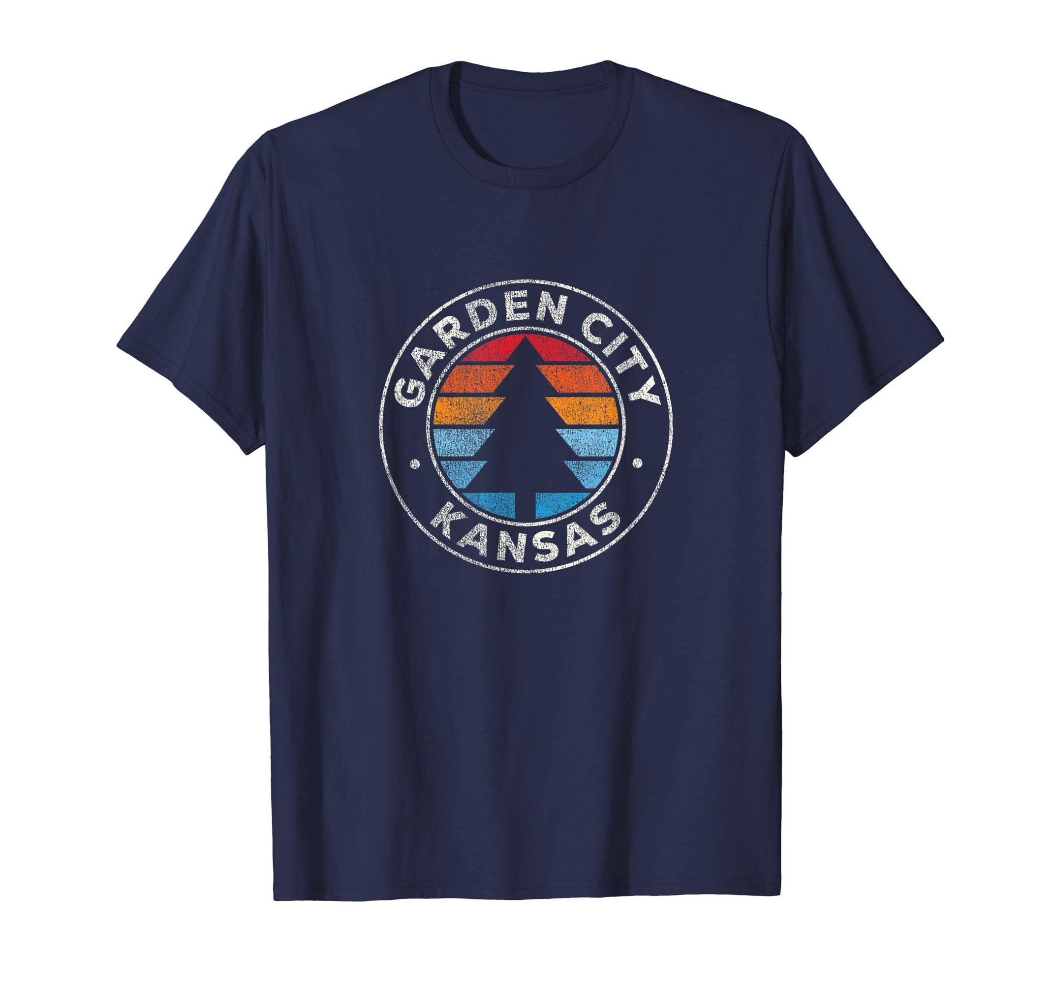 Garden City Kansas Ks 70S T-Shirt - Minimalist Print Men Women - T-Shirt, Sweatshirt, Hoodie