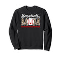 Baseball Mom Leopard Mom Baseball Sweatshirt - Unique Graphic Unisex - T-Shirt, Sweatshirt, Hoodie
