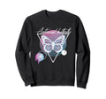 Antisocial Butterfly Vaporwave Sweatshirt - Aesthetic Graphic Men Women - T-Shirt, Sweatshirt, Hoodie