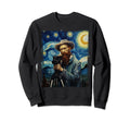 Photographer Art Van Gogh Dslr Sweatshirt - Aesthetic Graphic for Adults - T-Shirt, Sweatshirt, Hoodie