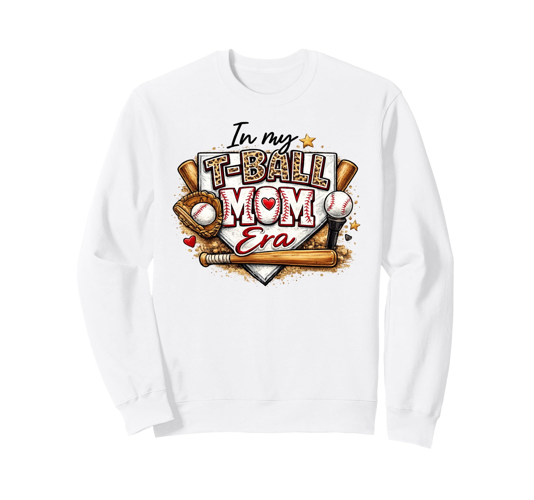 My Ball Mom Era Baseball Mama Mom Sweatshirt - Unique Graphic for Adults - T-Shirt, Sweatshirt, Hoodie
