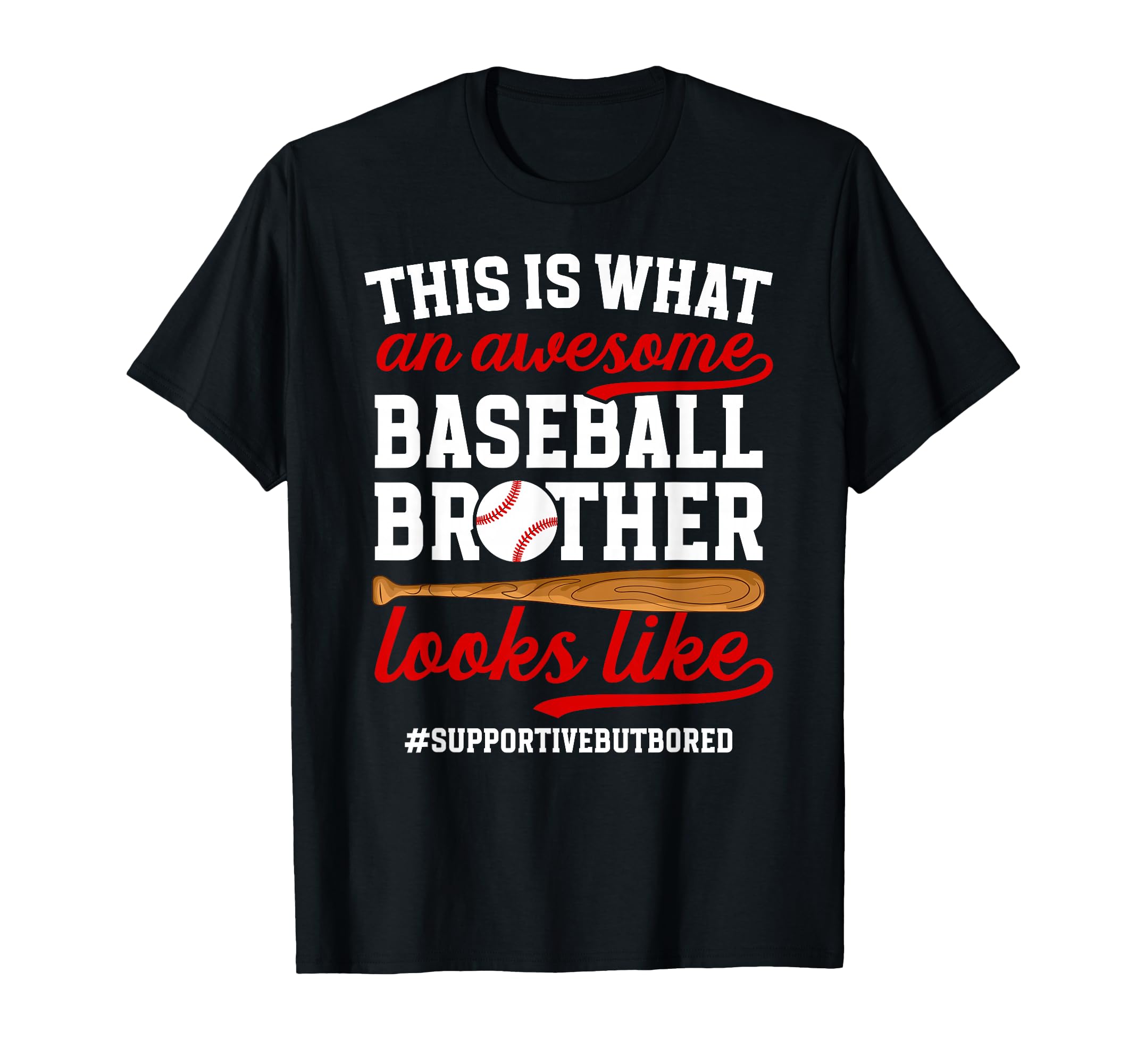 Awesome Baseball Brother Baseball Player T-Shirt - Unique Graphic Men Women - T-Shirt, Sweatshirt, Hoodie