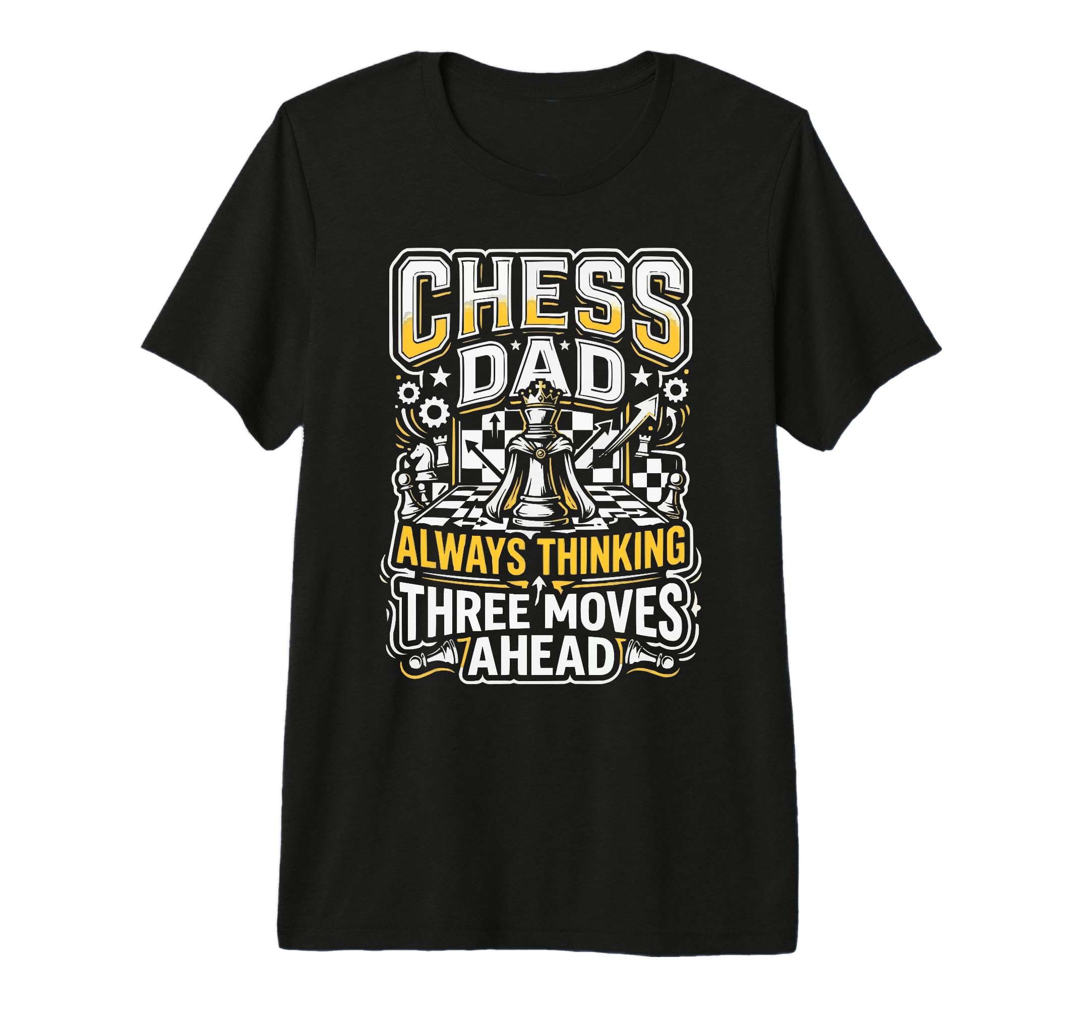 Chess Dad Board Game Daddy Checkmate Papa T-Shirt - Unique Graphic Unisex - T-Shirt, Sweatshirt, Hoodie