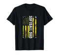 American Flag Softball Dad T-Shirt - Casual Everyday Wear Men Women - T-Shirt, Sweatshirt, Hoodie