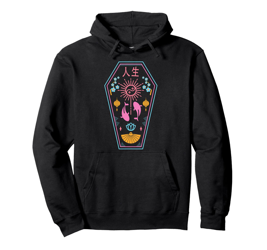 E Aesthetic Pastel Goth Japanese Drippy Hoodie - Unique Graphic for Adults - T-Shirt, Sweatshirt, Hoodie
