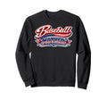 Baseball Mother Usa Flag Patriotic Sweatshirt - Novelty Apparel Unisex - T-Shirt, Sweatshirt, Hoodie