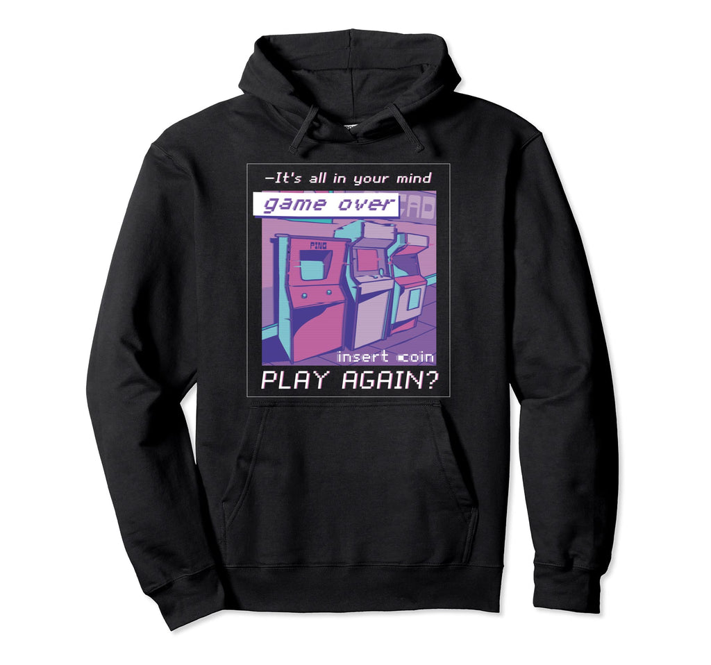 Aesthetic Vaporwave Emo Egirl Glitch Art Hoodie - Trendy Graphic Unisex - T-Shirt, Sweatshirt, Hoodie