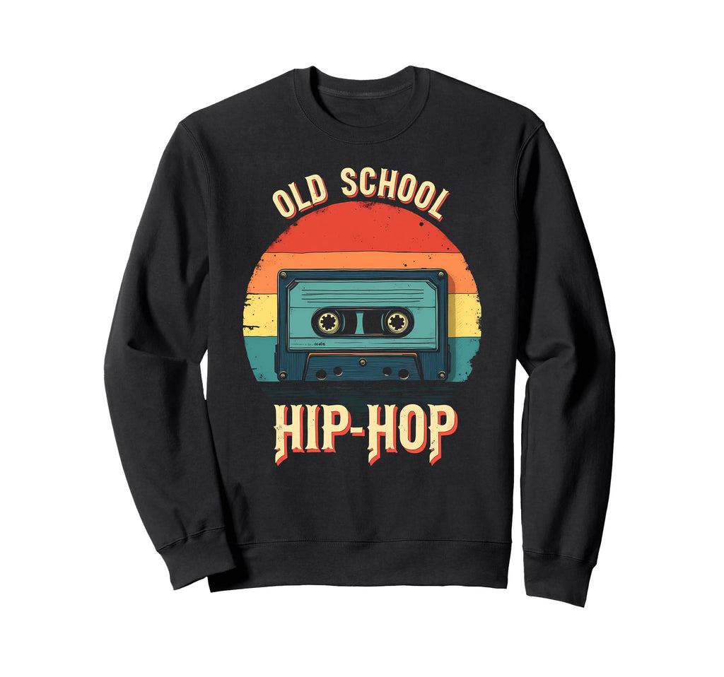 Loving Old School Hiphop Sweatshirt - Aesthetic Graphic for Adults - T-Shirt, Sweatshirt, Hoodie