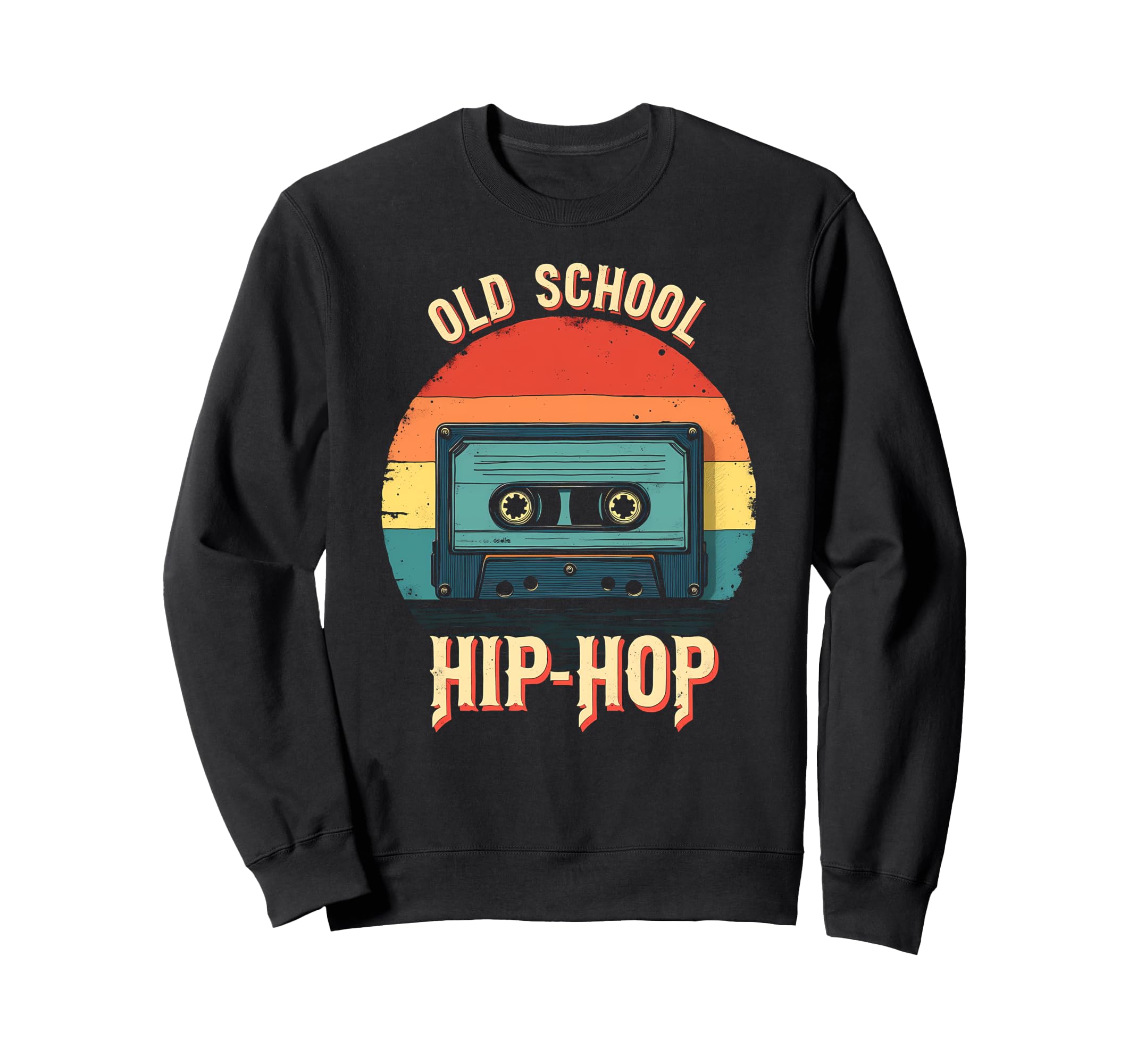Loving Old School Hiphop Sweatshirt - Aesthetic Graphic for Adults - T-Shirt, Sweatshirt, Hoodie