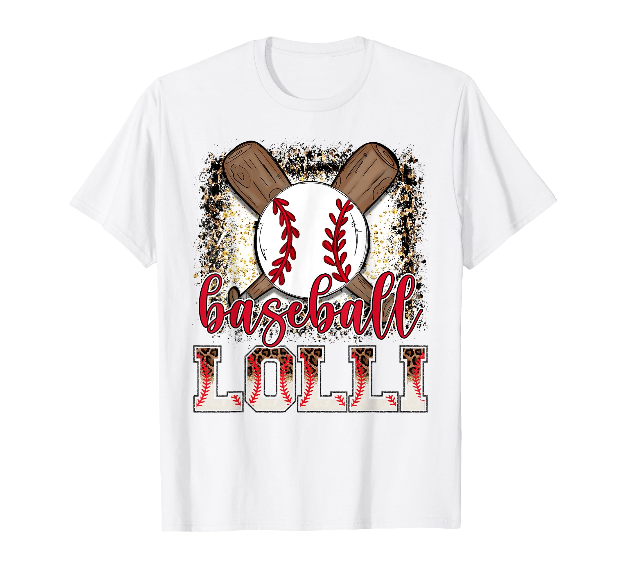 Baseball Lolli Leopard Proud Ball T-Shirt - Minimalist Print Men Women - T-Shirt, Sweatshirt, Hoodie